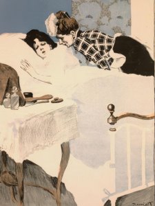 Cuando se la ve dormir tan amablemente, no se cree que sea una bestia, nuestra señorita. de Ferdinand von Reznicek